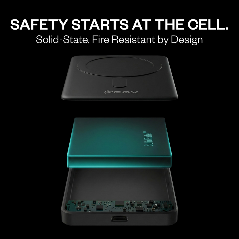 SolidSafe™ 5K Solid-State Magnetic Power Bank