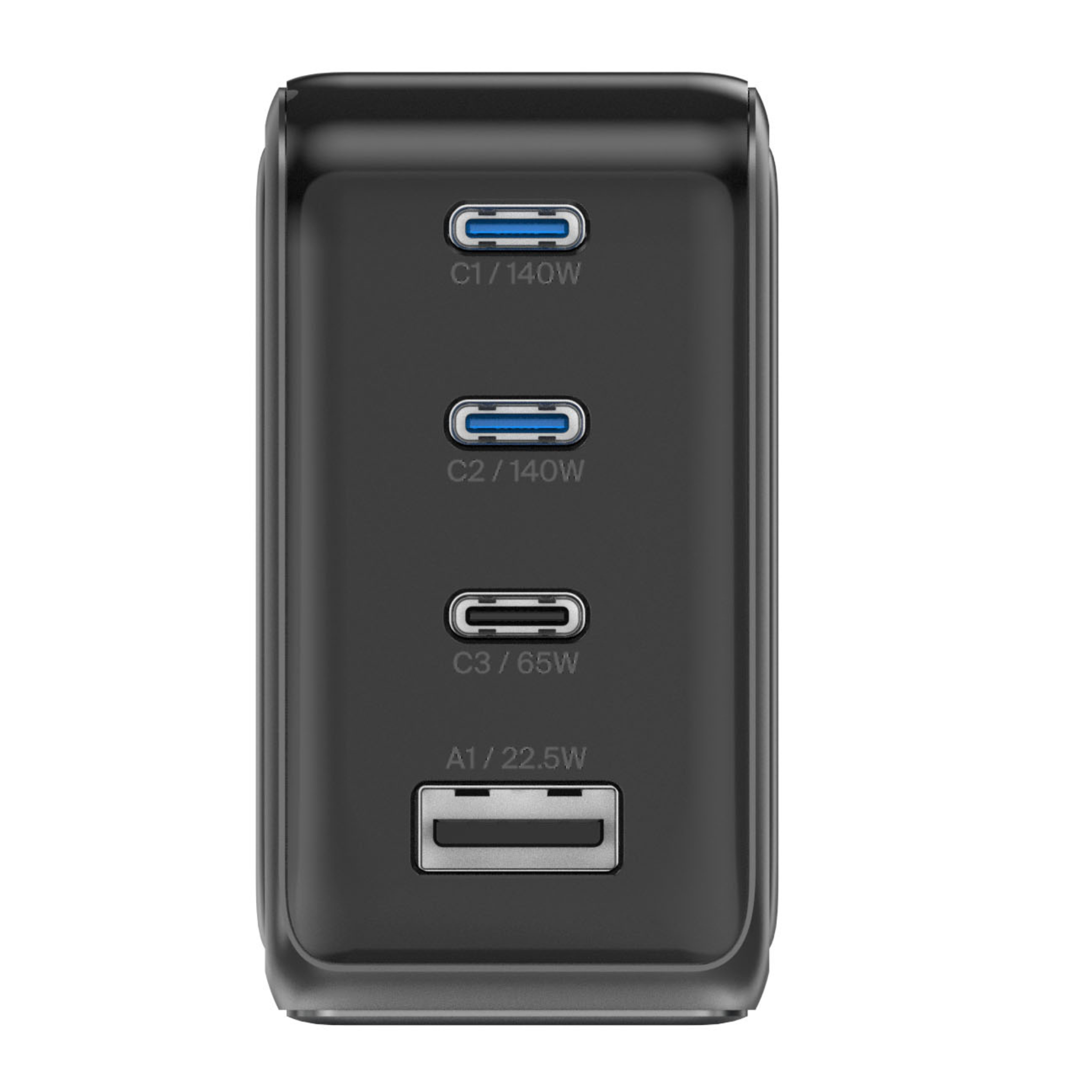 GaNSta™ 140W Laptop Charger (4 Ports, LCD Display)