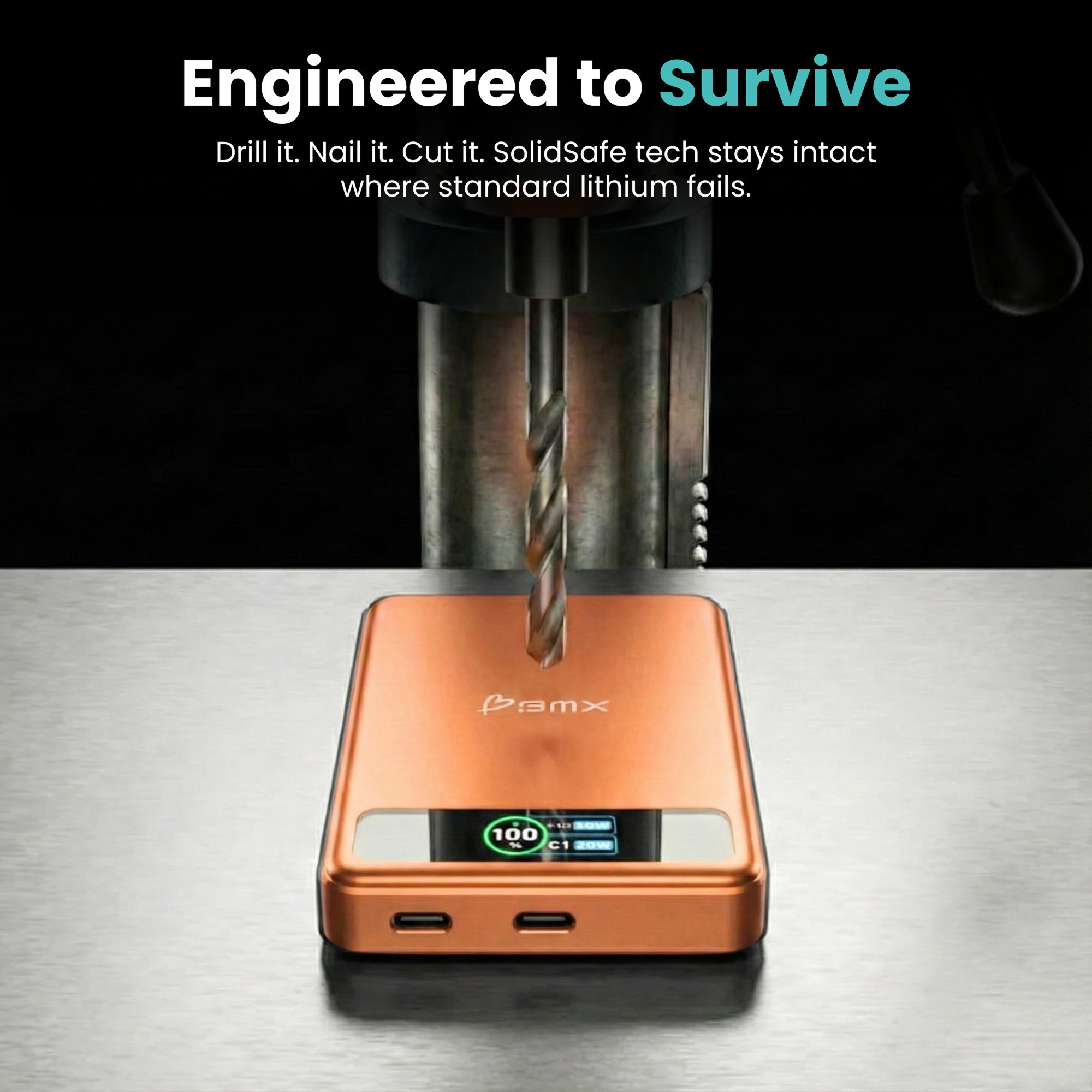 SolidSafe™ 10K Solid-State Magnetic Power Bank