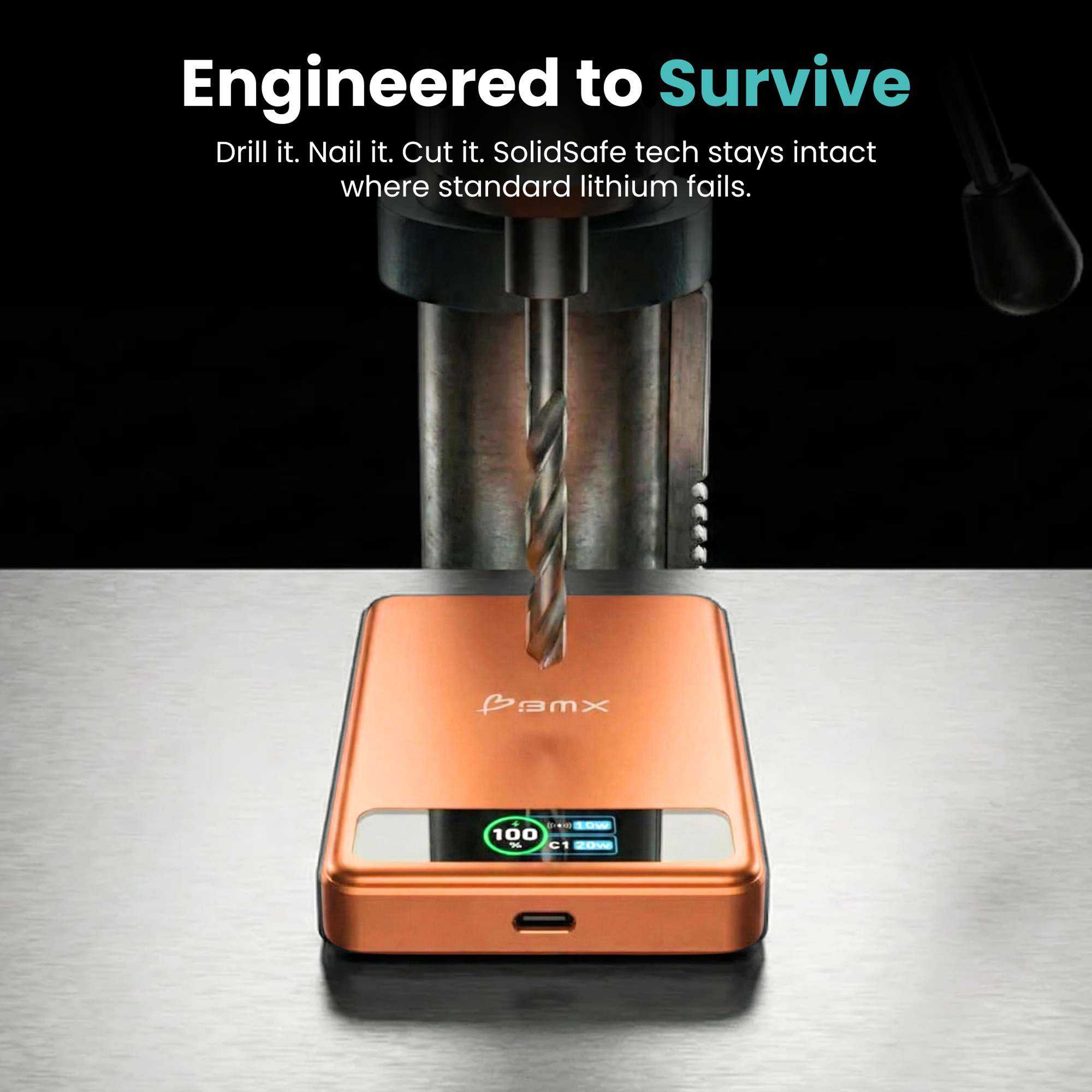 SolidSafe™ 5K Solid-State Magnetic Power Bank