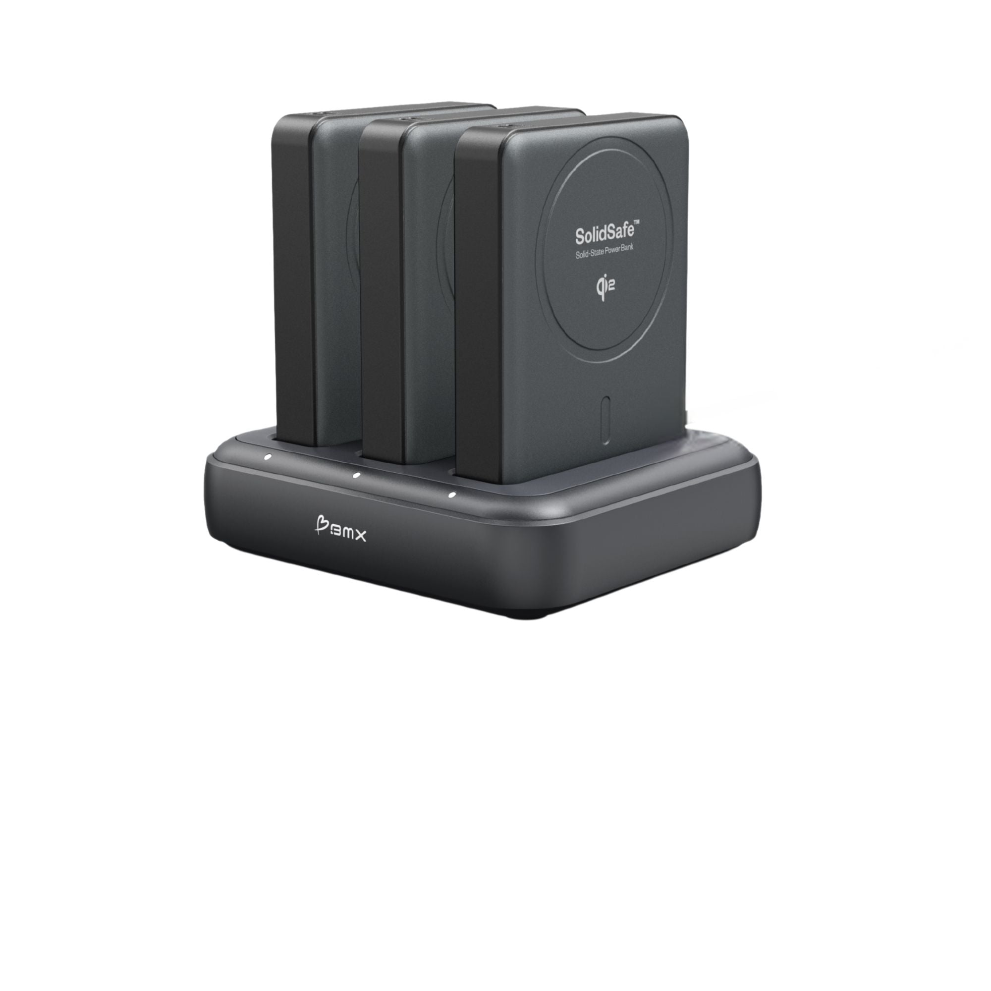 SolidSafe™ 3-Pack (10K) + Charging Dock