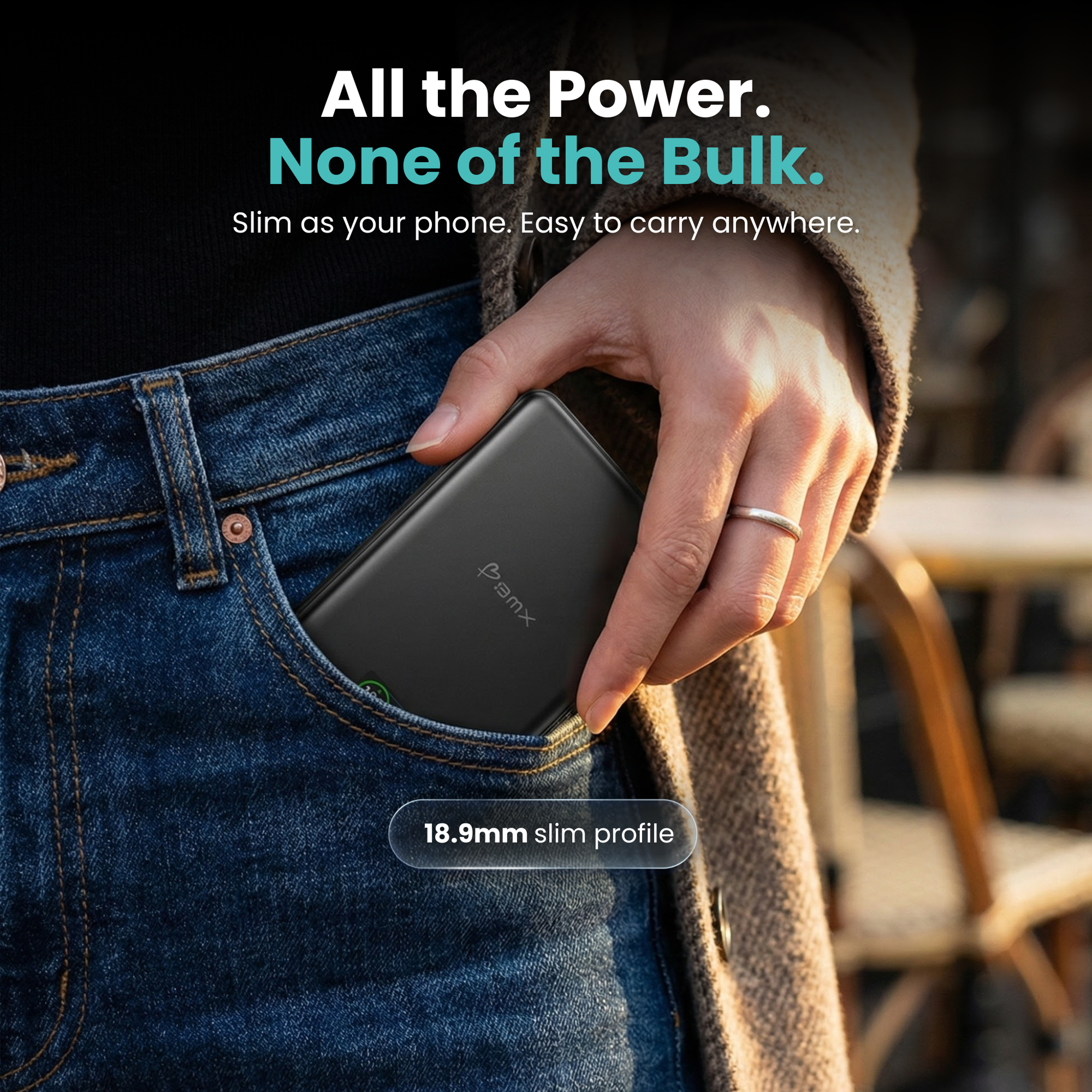 SolidSafe™ 10K Solid-State Magnetic Power Bank