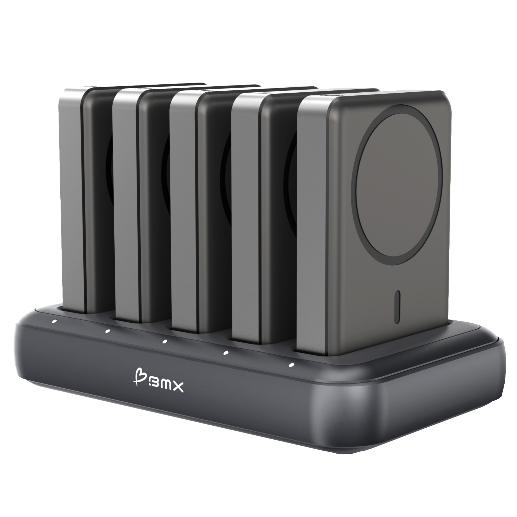 5× 5K Batteries + FREE 5‑Bay Dock