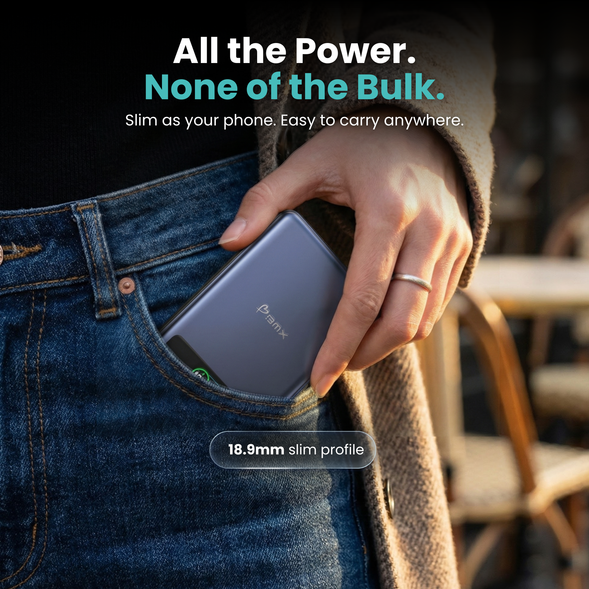 SolidSafe™ 10K Solid-State Magnetic Power Bank