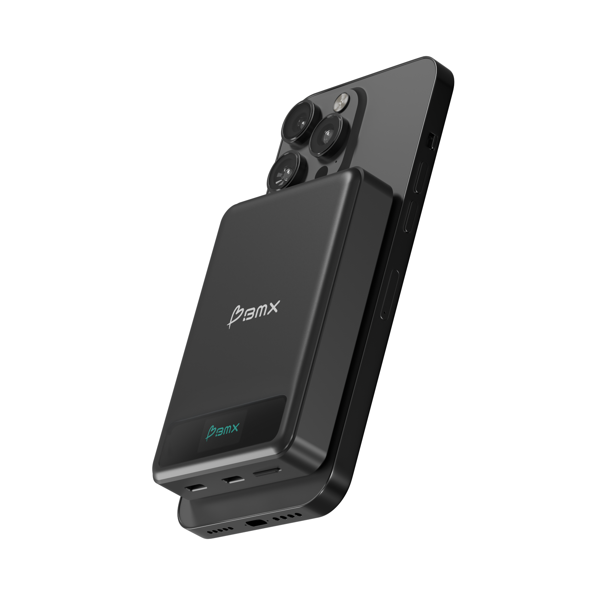 SolidSafe™ 10K Solid-State Magnetic Power Bank +microSD Slot