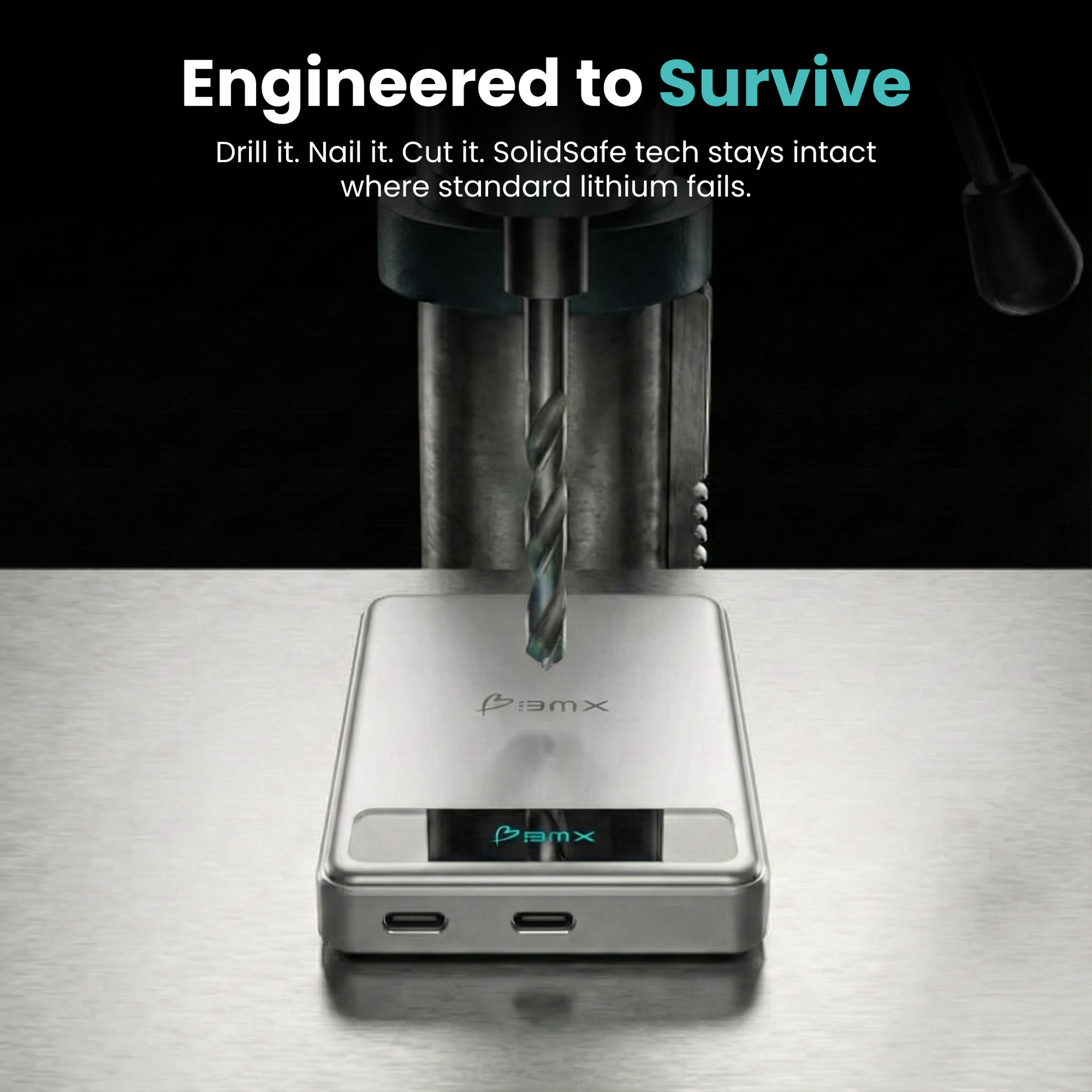 SolidSafe™ 10K Solid-State Magnetic Power Bank