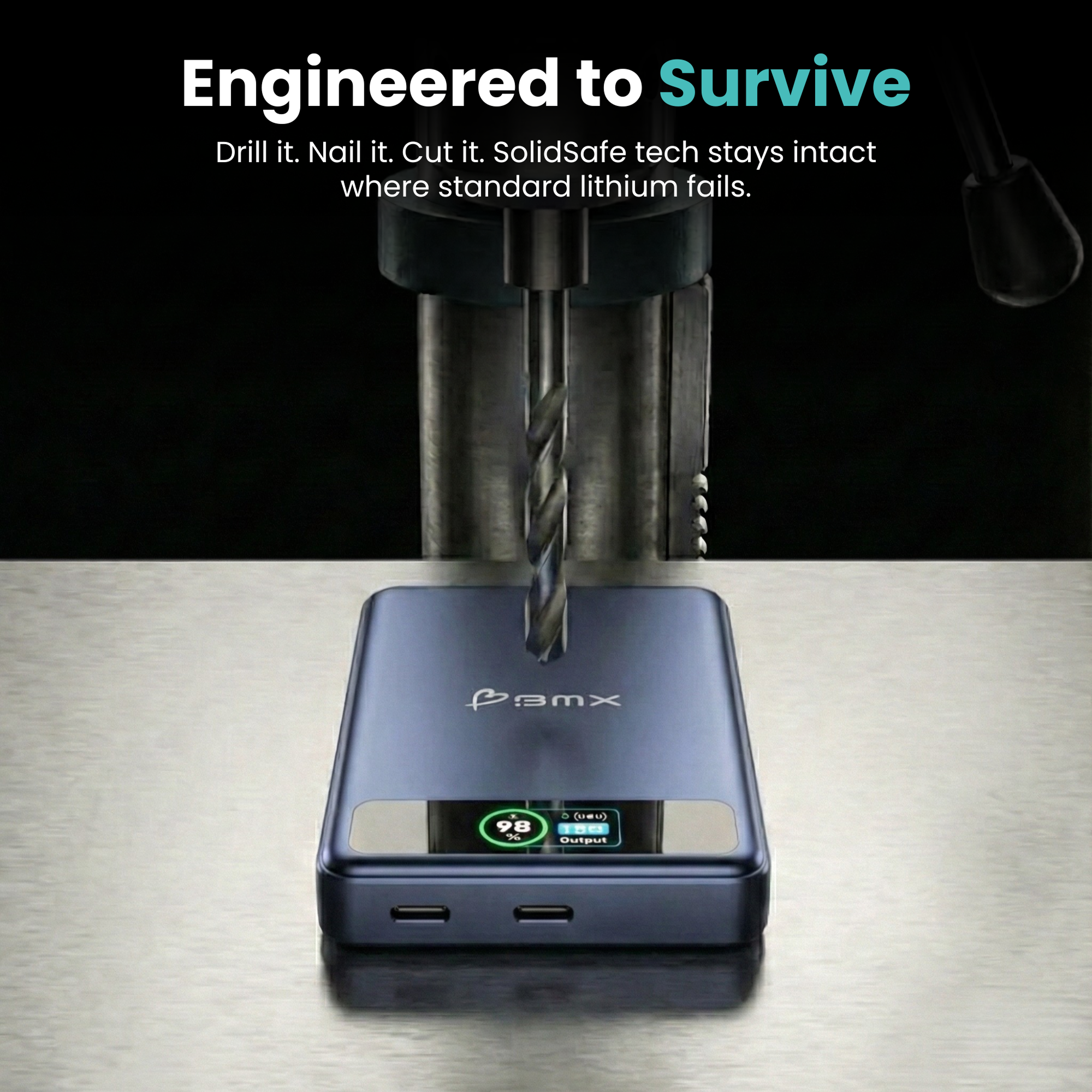 SolidSafe™ 10K Solid-State Magnetic Power Bank