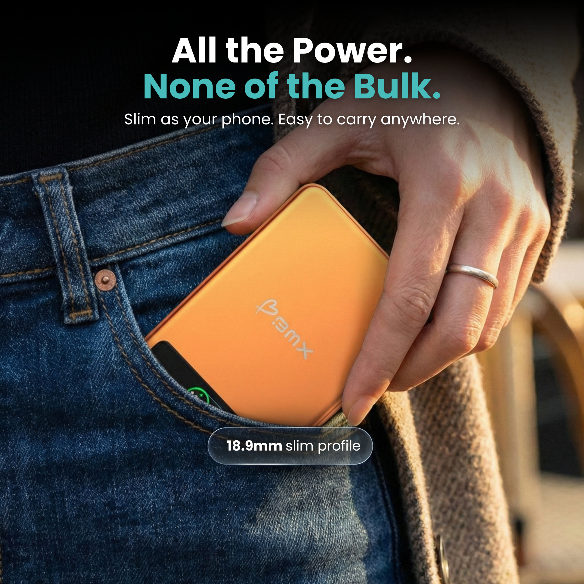 SolidSafe™ 10K Solid-State Magnetic Power Bank