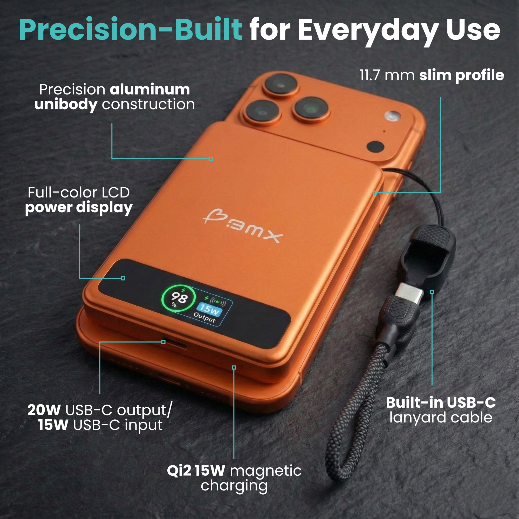 SolidSafe™ 5K Solid-State Magnetic Power Bank