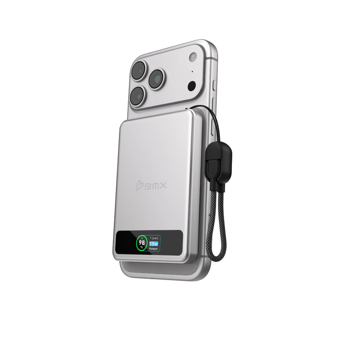 SolidSafe™ 5K Solid-State Magnetic Power Bank | Safer Qi2 Charging