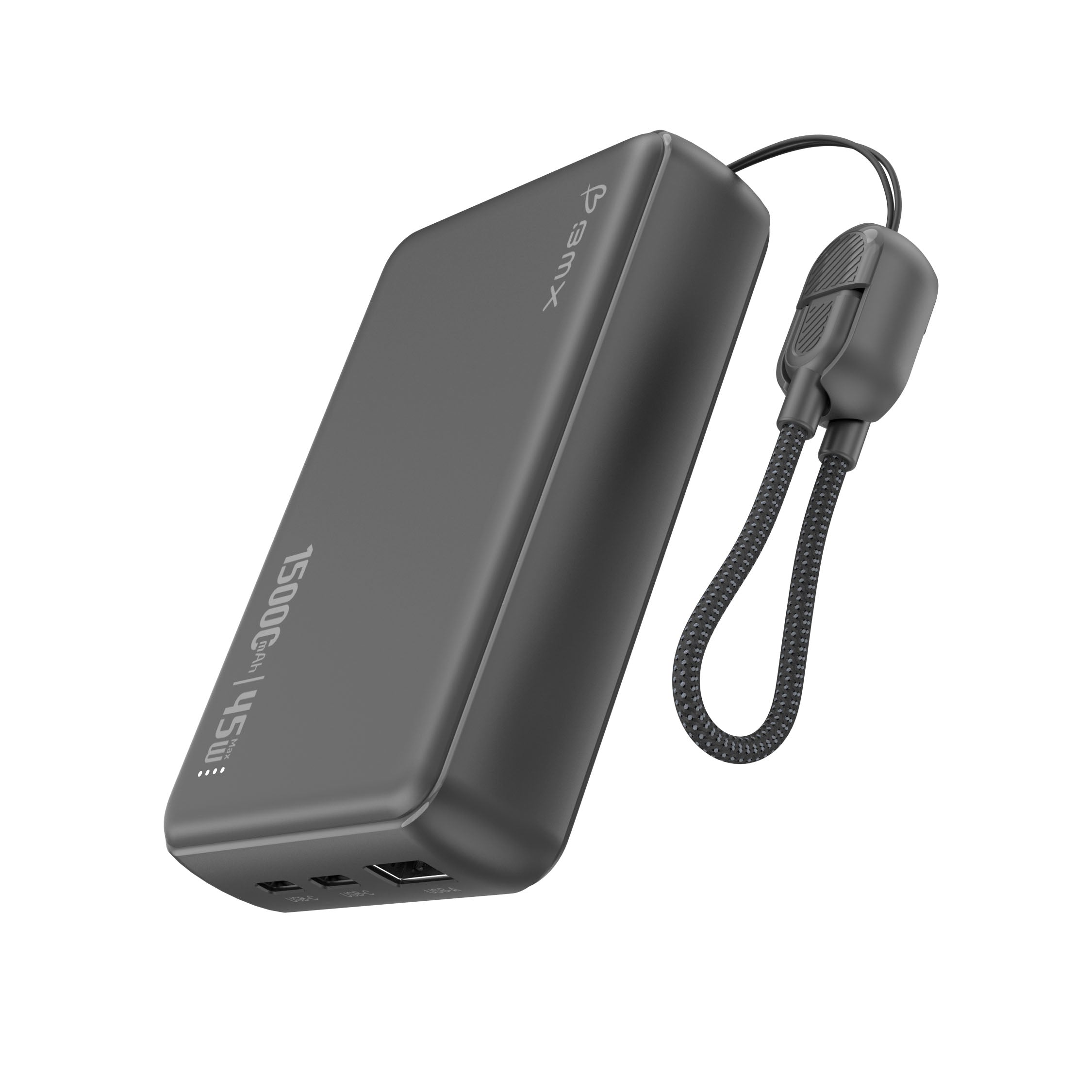 SolidSafe™ Solid-State Portable Power Bank (15K mAh, 45W)