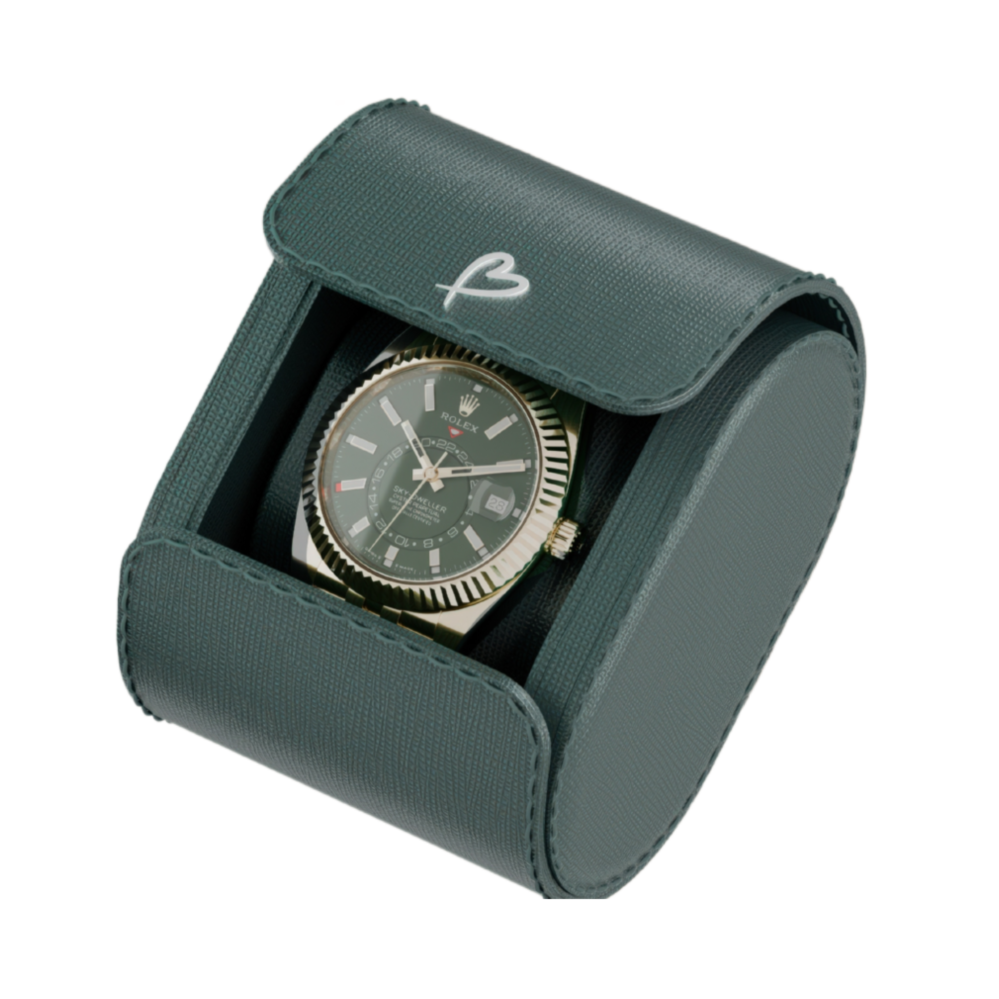 Saffiano Watch Roll (Apple Find My Compatible)